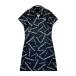 1PIU1UGUALE3 GOLF GST153 короткий рукав One-piece Random Logo рисунок оттенок черного 2 Golf одежда женский 