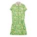 BEAMS GOLF Beams Golf подкладка есть короткий рукав Polo One-piece общий рисунок оттенок зеленого M Golf одежда женский 