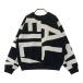 FILA GOLF filler Golf SC4CL760 длинный рукав вязаный свитер оттенок черного L Golf одежда женский 