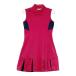 DESCENTE GOLF Descente Golf безрукавка One-piece box плиссировать оттенок красного S Golf одежда женский 