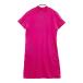 FILA GOLF filler Golf с высоким воротником короткий рукав One-piece розовый серия L Golf одежда женский 