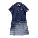 CALLAWAY Callaway короткий рукав Polo One-piece цветок окантовка рисунок темно-синий серия M Golf одежда женский 