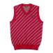 CALLAWAY Callaway red label кашемир . вязаный лучший полоса рисунок оттенок красного M Golf одежда мужской 