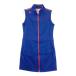 DESCENTE GOLF Descente Golf полный Zip безрукавка One-piece темно-синий серия L Golf одежда женский 