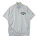 BEAMS GOLF Beams Golf ×CHAMPION половина Zip короткий рукав футболка серый серия XL Golf одежда мужской 