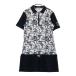 M.U SPORTS M You спорт короткий рукав One-piece общий рисунок оттенок черного 42 Golf одежда женский 