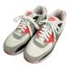 NIKE Nike 725233-106 AIR MAX 90 OG INFRARED спортивные туфли оттенок белого 25.5cm мужской 