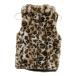 CALLAWAY Callaway ; с капюшоном . боа Zip лучший Leopard рисунок оттенок коричневого S Golf одежда женский 