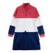 LE COQ GOLF Le Coq Golf половина Zip длинный рукав One-piece оттенок красного LL Golf одежда женский 