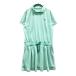 FILA GOLF filler Golf воротник есть короткий рукав One-piece оттенок зеленого LL Golf одежда женский 