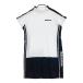 BLACK&amp;WHITE черный and белый mok шея короткий рукав One-piece оттенок белого M Golf одежда женский 