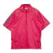 ADIDAS GOLF Adidas Golf N48234 половина Zip короткий рукав футболка оттенок красного L Golf одежда мужской 