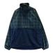 BEAMS GOLF Beams Golf обратная сторона сетка половина Zip длинный рукав блузон в клетку хаки серия L Golf одежда мужской 