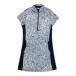 HEAL CREEK Heal Creek 002-65510 половина Zip короткий рукав One-piece общий рисунок темно-синий серия Golf одежда женский 