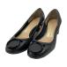 Salvatore Ferragamo Salvatore Ferragamo кожа туфли-лодочки каблук gun chi-ni оттенок черного 5 1/2 женский 