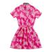 CUARTO UNITEDk Alto united короткий рукав One-piece общий рисунок розовый серия M Golf одежда женский 