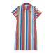 MUNSING WEAR Munsingwear одежда короткий рукав Polo One-piece полоса рисунок оттенок красного M Golf одежда женский 
