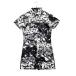 LOUD MOUTH громкий мышь короткий рукав One-piece бирка z черный общий рисунок серый серия L Golf одежда женский 