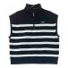 CALLAWAY Callaway половина Zip вязаный лучший окантовка рисунок оттенок черного L Golf одежда женский 