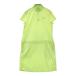 ADIDAS GOLF Adidas Golf GM0835 половина Zip короткий рукав One-piece оттенок зеленого L Golf одежда женский 