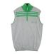 HUGO BOSS GREEN Hugo Boss зеленый половина Zip вязаный лучший серый серия M Golf одежда мужской 
