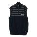 HUGO BOSS GREEN Hugo Boss зеленый половина Zip вязаный лучший оттенок черного M Golf одежда мужской 