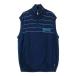 HUGO BOSS GREEN Hugo Boss зеленый половина Zip вязаный лучший темно-синий серия M Golf одежда мужской 