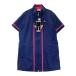 [ новый товар ]ADIDAS GOLF Adidas Golf N54225 короткий рукав Zip One-piece темно-синий серия L Golf одежда женский 