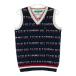 TOMMY HILFIGER GOLF Tommy Hilfiger Golf шерсть . вязаный лучший Logo общий рисунок темно-синий серия L Golf одежда женский 