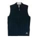 ADIDAS GOLF Adidas Golf GT3414 стеганое полотно вязаный Zip лучший оттенок черного M Golf одежда мужской 