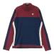 FILA GOLF filler Golf с высоким воротником вязаный свитер шерсть . темно-синий серия L Golf одежда женский 