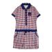 VIVA HEART viva Heart 012-68640 короткий рукав One-piece в клетку оттенок белого 42 Golf одежда женский 