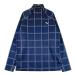 PUMA GOLF Puma Golf с высоким воротником футболка с длинным рукавом тысяч птица в клетку темно-синий серия XXL Golf одежда мужской 