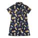 LOUD MOUTH громкий мышь короткий рукав One-piece b дракон лыжи рисунок оттенок черного L Golf одежда женский 