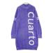 CUARTO UNITEDk Alto united половина Zip вязаный One-piece лиловый серия L Golf одежда женский 