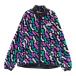 BEAMS GOLF Beams Golf боа Zip жакет Leopard рисунок лиловый серия L Golf одежда женский 