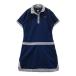 PUMA GOLF Puma Golf sia футбол короткий рукав Polo One-piece полоса рисунок темно-синий серия L Golf одежда женский 