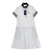 [ новый товар ]FILA GOLF filler Golf с высоким воротником короткий рукав One-piece оттенок белого M Golf одежда женский 