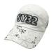 SY32 BY SWEET YEARS GOLFeswaisa-tituSYG-23S102 колпак общий рисунок оттенок белого Golf одежда 