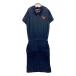 BEAMS GOLF Beams Golf шерсть . короткий рукав вязаный One-piece темно-синий серия L Golf одежда женский 