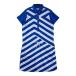 ST ANDREWS цент Andrew s короткий рукав One-piece общий рисунок оттенок голубого L Golf одежда женский 