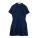 J.LINDEBERG J Lindberg половина Zip короткий рукав Polo One-piece темно-синий серия S Golf одежда женский 