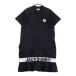 JACK BUNNY Jack ba колено flair половина Zip короткий рукав вязаный One-piece оттенок черного 1 Golf одежда женский 