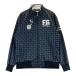 FILA GOLF filler Golf длинный рукав Zip жакет обратная сторона ворсистый тысяч птица рисунок оттенок черного LL Golf одежда мужской 