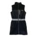 FILA GOLF filler Golf обратная сторона боа полный Zip One-piece оттенок черного M Golf одежда женский 
