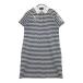 PEARLY GATES Pearly Gates короткий рукав Polo One-piece общий рисунок оттенок белого 2 Golf одежда женский 