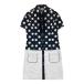 PUMA GOLF Puma Golf короткий рукав One-piece оборка точка рисунок оттенок черного O Golf одежда женский 