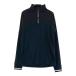 [ новый товар ]ADIDAS GOLF Adidas Golf EH3843 половина Zip футболка с длинным рукавом оттенок черного M Golf одежда женский 