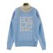 DESCENTE GOLF Descente Golf ta-toru шея длинный рукав вязаный свитер оттенок голубого M Golf одежда женский 