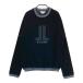 [ прекрасный товар ]LANVIN SPORT Lanvin sport вязаный свитер шерсть оттенок черного 40 Golf одежда женский 